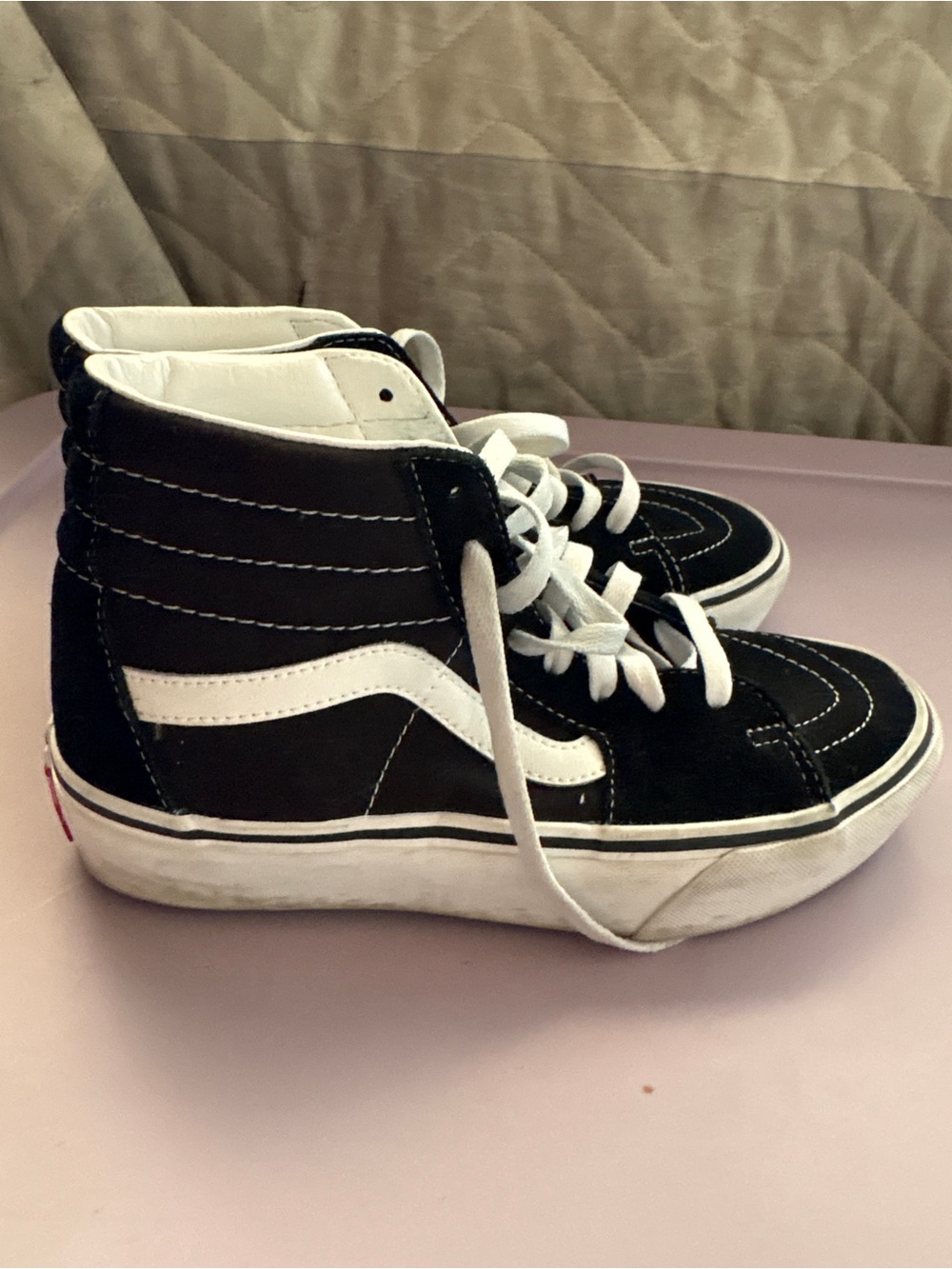Vans High Top Skateboard Shoes